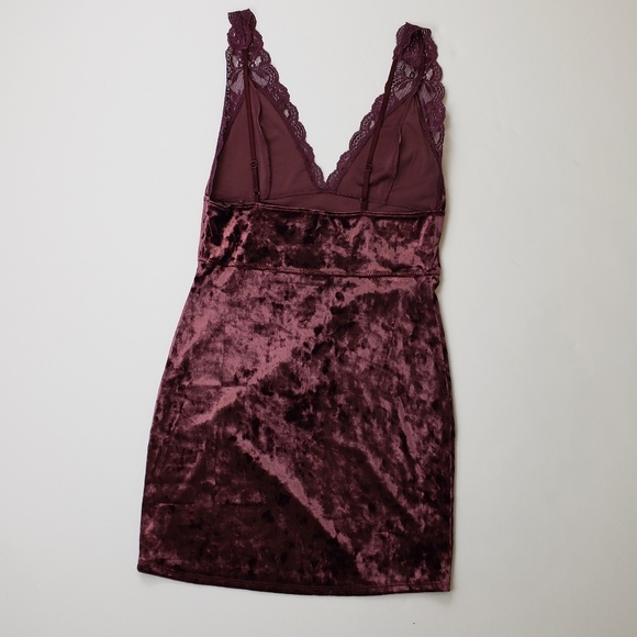 LAST ONE! Intimately Free Viper Velvet Mini Dress - Picture 4 of 7